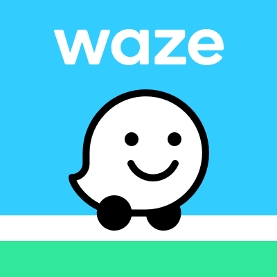 הלוגו של חברת הניווט וויז (Waze)